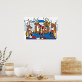 Poker Face Herten Poster (Keuken)