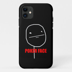 Poker Face Meme iPhone 11 Hoesje