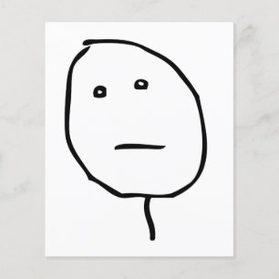 Poker Face Rage Face Meme