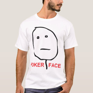 Poker Face Rage Face Meme T-shirt