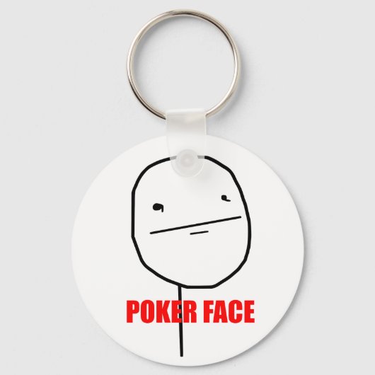 Poker Face - Sleutelhanger (Voorkant)