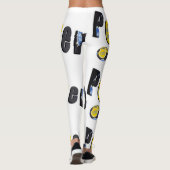Poker Finals Chips Logo Dames Fullprint Leggings (Dos)