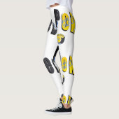 Poker Finals Chips Logo Dames Fullprint Leggings (Gauche)