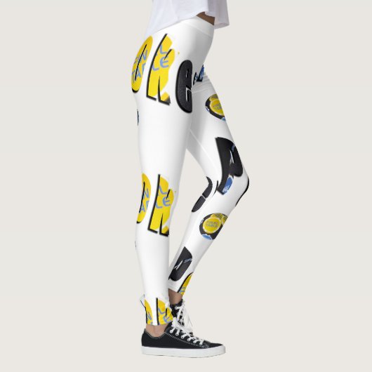 Poker Finals Chips Logo Dames Fullprint Leggings (Droite)