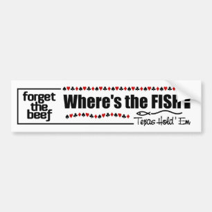 Poker Fish bumpersticker
