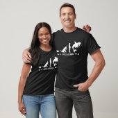Poker Fish to Shark Evolution Mannen Funny Poker T T-shirt (Unisex)