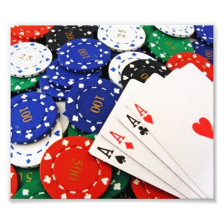 Poker Foto Afdruk