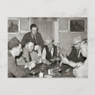 Poker Game, 1939 Briefkaart