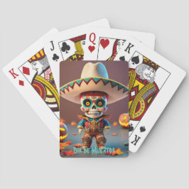 Poker game (cards) day of the dead pokerkaarten
