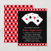 Poker Game Night Housewarming Party Kaart (Voorkant / Achterkant)