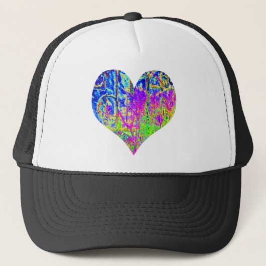 Poker Graffiti Heart Trucker Pet (Voorkant)