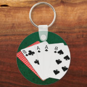 Poker Hands - Dead Man Hand Sleutelhanger (Voorkant)