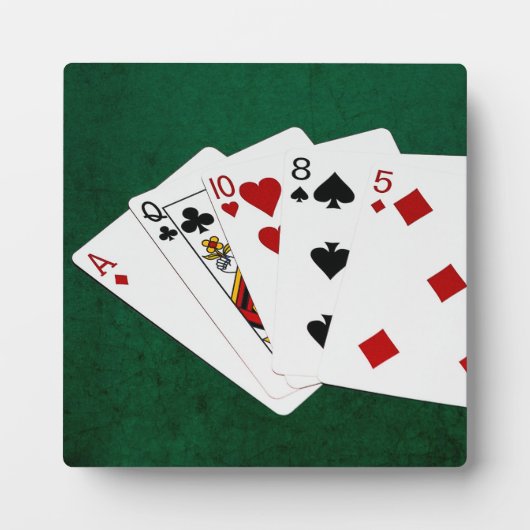 Poker Hands - High Card - ACE Fotoplaat (Voorkant)