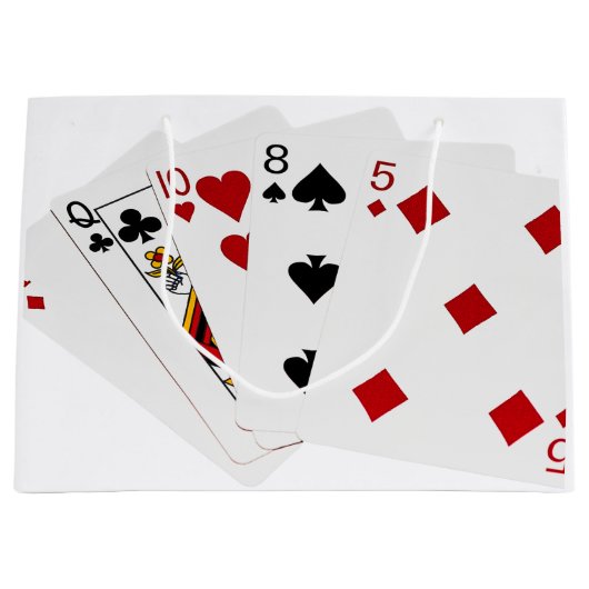 Poker Hands - High Card - ACE Large Cadeauzakje (Voorkant)