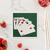 Poker Hands - High Card - King Servetten (Insitu)