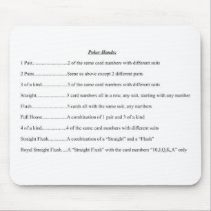 Poker Hands Muismat