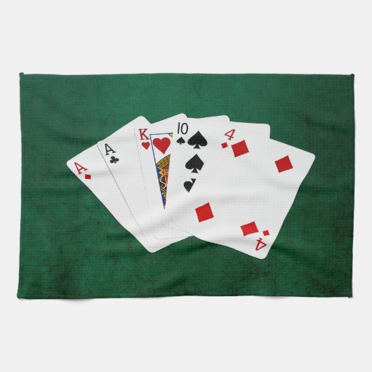 Poker Hands - One Pair - Ace Theedoek (Horizontaal)
