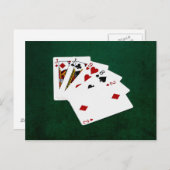 Poker Hands - One Pair - Jack Briefkaart (Voorkant / Achterkant)