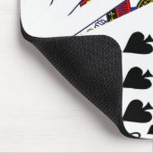 Poker Hands - Royal Flush - Spades Suit Muismat (Hoek)