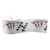 Poker Hands - Straight - King to Nine Grosgrain Lint (Spoel)