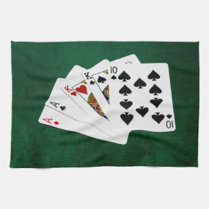 Poker Hands - Two Pair - Ace, King Theedoek
