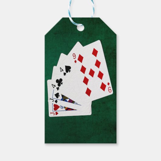 Poker Hands - Two Pair - Jack, Vier Cadeaulabel (Voorkant)