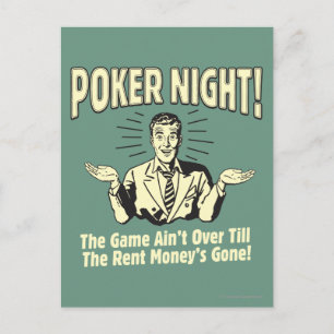 Poker: Het spel is niet voorbij Briefkaart