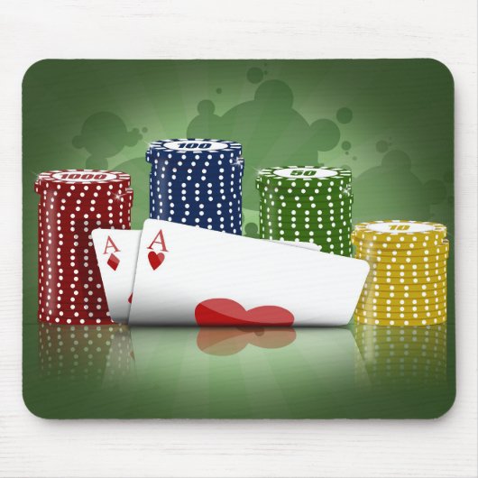 Poker Hold'em Mousepad Muismat (Voorkant)