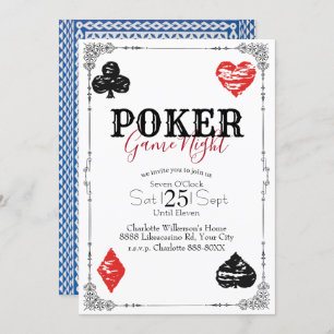 Poker Jeu Nuit Jouer Cartes Design
