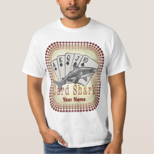 Poker Kaart Shark T-shirt