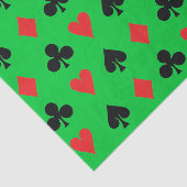 Poker Kaart Suits Tissuepapier (Detail)