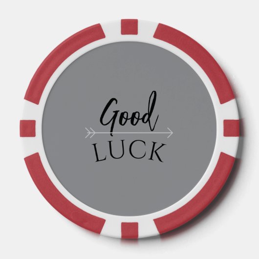 Poker Karten Good Luck Chips (Voorkant)