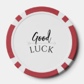 Poker Karten Good Luck Chips (Achterkant)