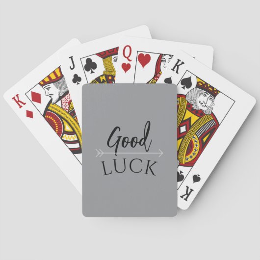 Poker Karten Good Luck Pokerkaarten (Achterkant)