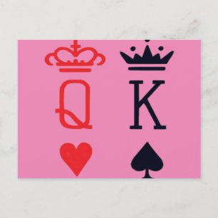 Poker King Briefkaart