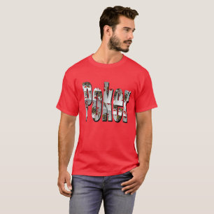 Poker Logo gemaakt met koninginnen, T-shirt