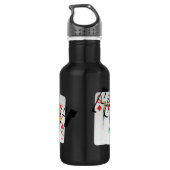 Poker, Logo, Queens, Waterfles (Achterkant)