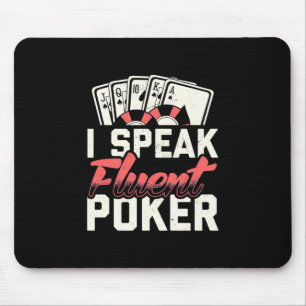Poker Lover Ik spreek Fluent Poker Muismat