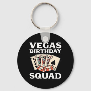 Poker Lover Poker Birthday Squad Sleutelhanger