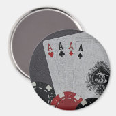 Poker Magnet Magneet (Voorkant / Achterkant)