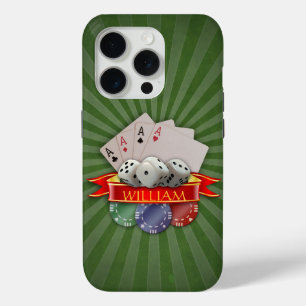 Poker Mania - Kaarten, doppen, chips iPhone 15 Pro Case