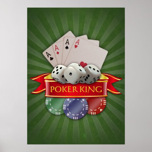 Poker Mania - Kaarten, doppen, chips Poster (Voorkant)