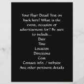  Poker Mannen Roken Zaal Gokken Flyer (Achterkant)