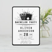 Poker moderne Bachelor Party jouer carte Casino (Debout devant)