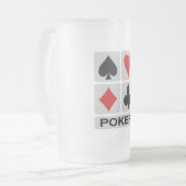 Poker mok - kies stijl & kleur (Voorkant links)