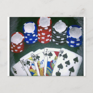 Poker Night Briefkaart