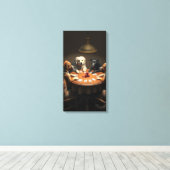 Poker Night Canvas Afdruk (Insitu (Houten vloer))