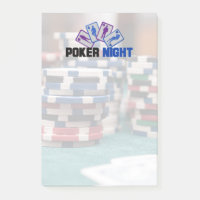 Poker Night met speelkaarten en pokerchips