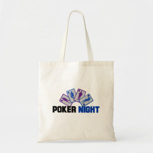 Poker Night met speelkaarten Tote Bag