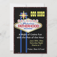 Poker Party New Papa Baby shower